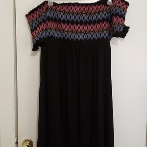 Smocked Skater Dress